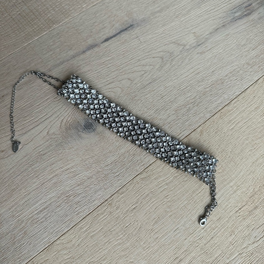 Diamond choker necklace